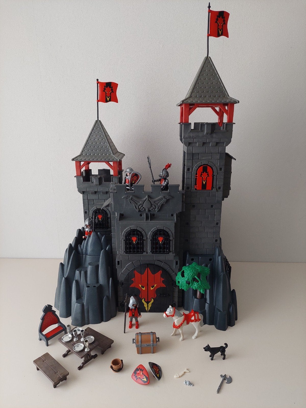 Playmobil Drakenridder kasteel 3269, Kinderen en Baby's, Speelgoed | Playmobil, Ophalen of Verzenden, Gebruikt, Kasteel/Fort