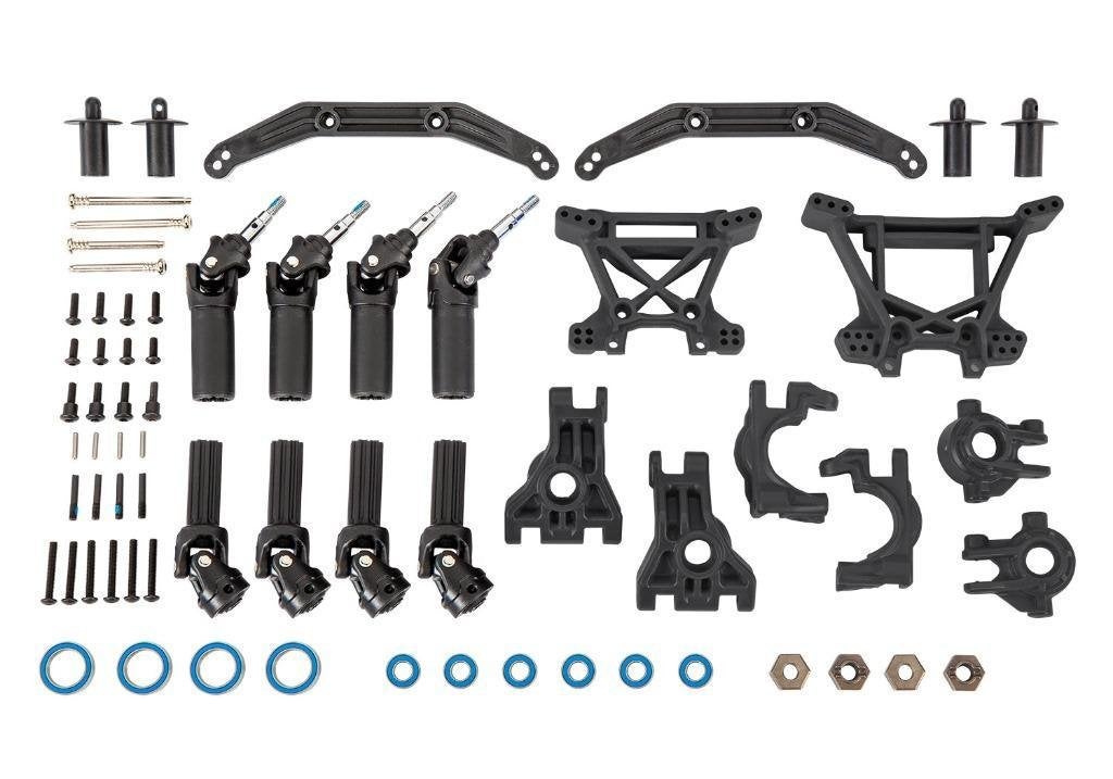 TRAXXAS Outer Driveline & Suspension Upgrade Kit, Black., Hobby en Vrije tijd, Elektro, Auto offroad, Nieuw, Ophalen of Verzenden