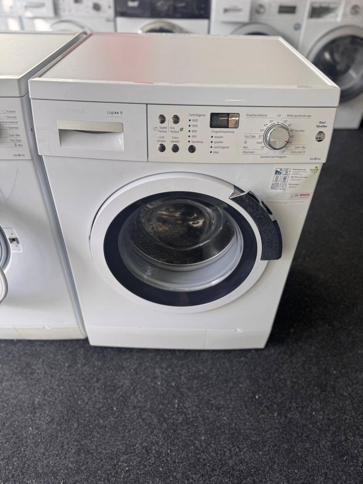 BOSCH 1600 SERIE LOGIXX ECO VARIO 8 KG met 2 jaar garantie, N, N, Refurbished, Ophalen of Verzenden