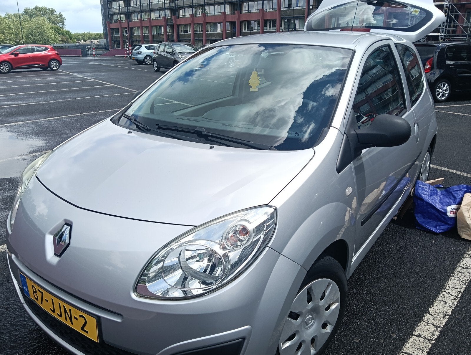 Renault Twingo 1.1 2009 Grijs, Auto's, Renault, Particulier, Twingo, Airbags, Airconditioning, Centrale vergrendeling, Elektrische ramen