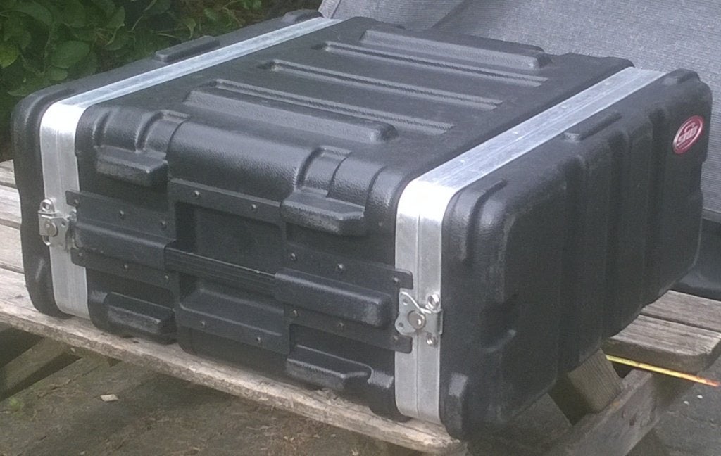 Flightcase 4HE, dubbel deur kunststof SKB, Gebruikt, Skb, Nb, Nb
