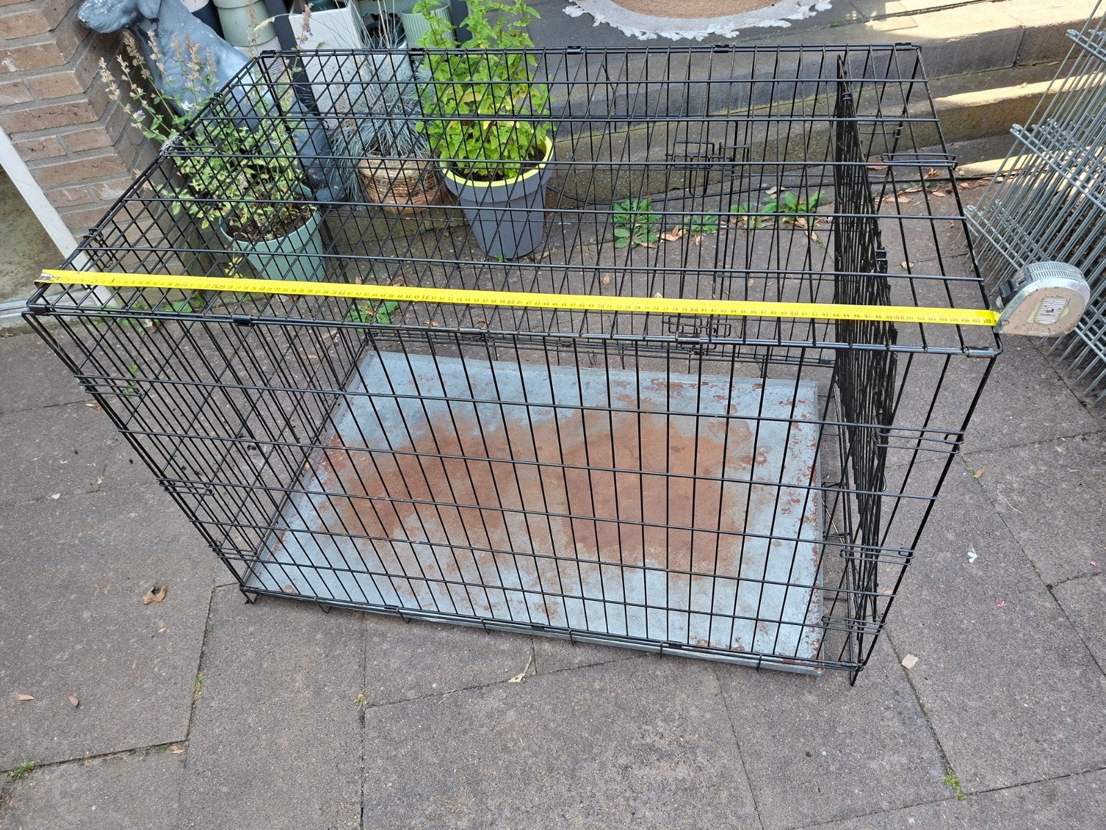 Zware kwaliteit grote hondenbench, Ophalen