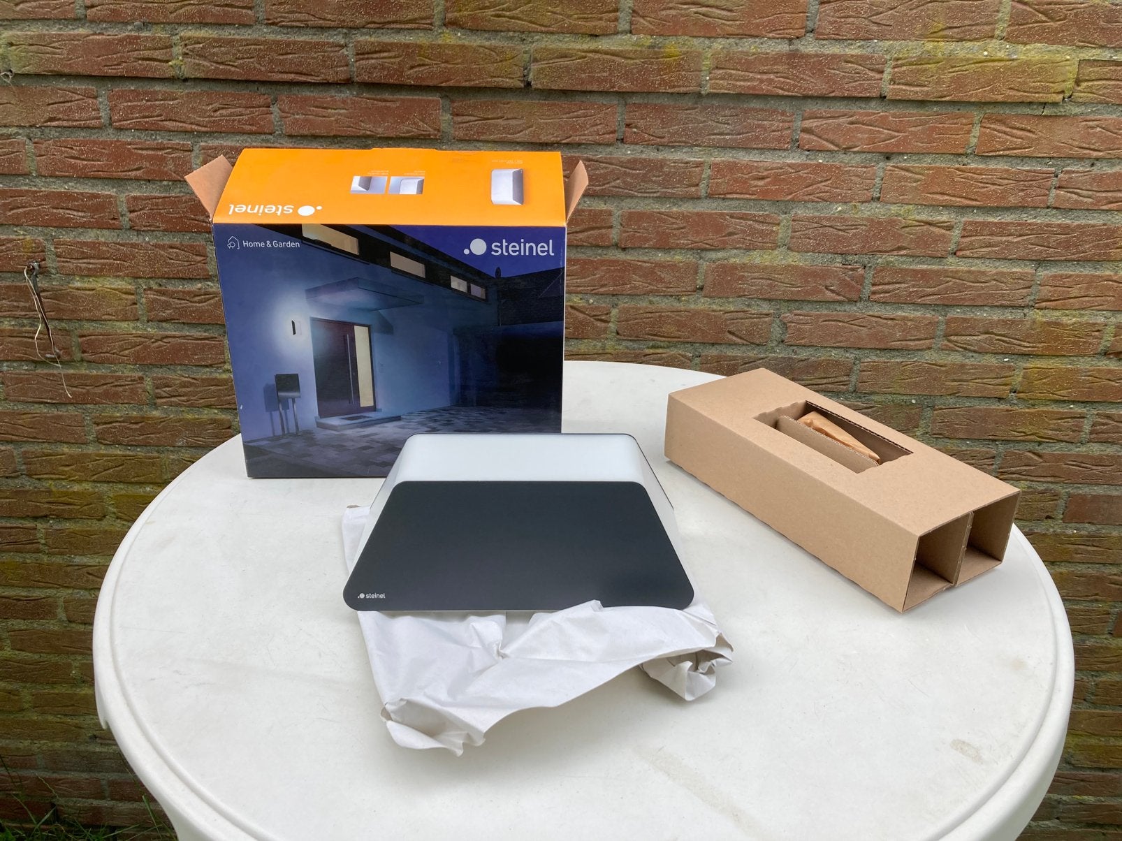 Steinel buitenlamp nieuw in doos, Minder dan 50 watt, Wandlamp, Nieuw, Ophalen of Verzenden