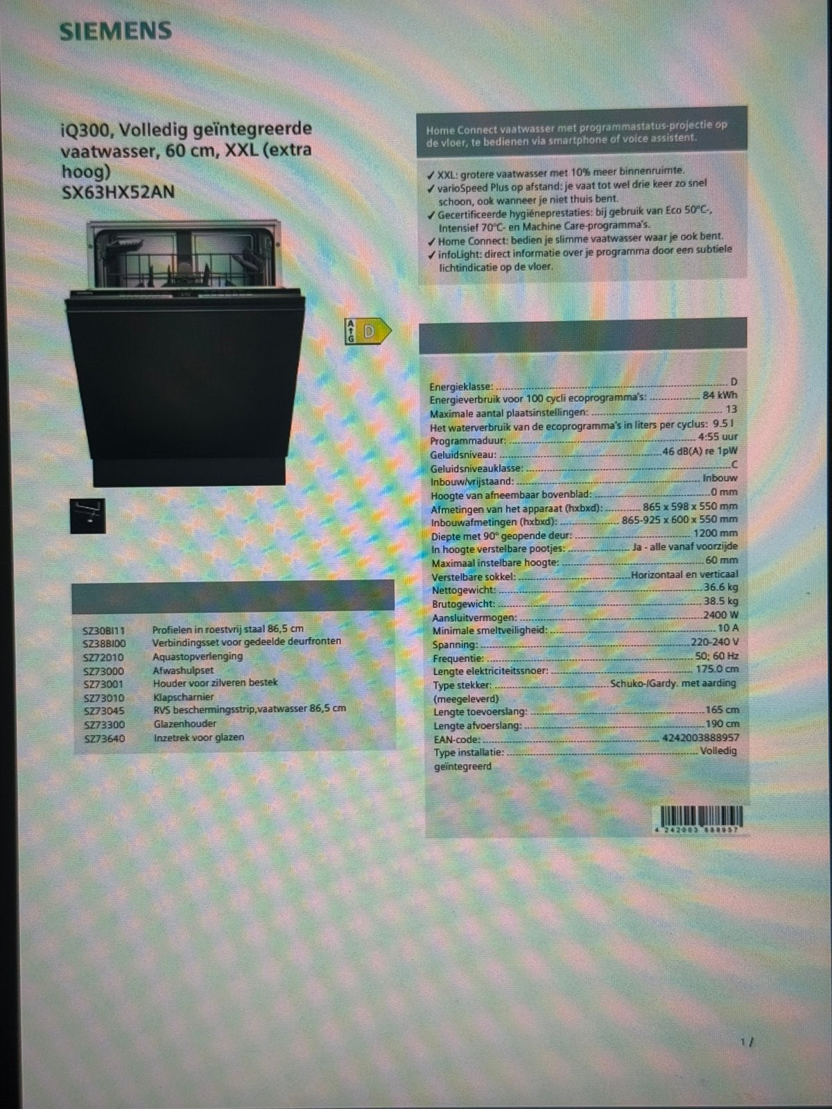 Foto 9 van Vaatwasmachines Simens te koop