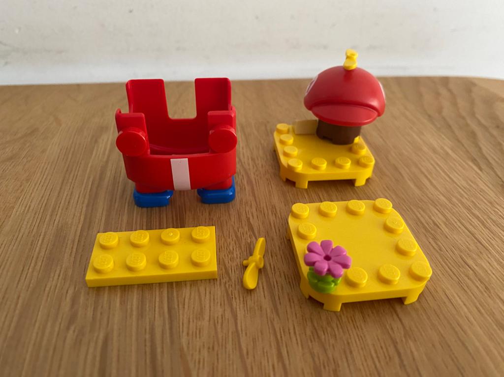 Lego super mario: propeller Mario power up pack 71371, Gebruikt, Overige thema's, Lego, Ophalen of Verzenden