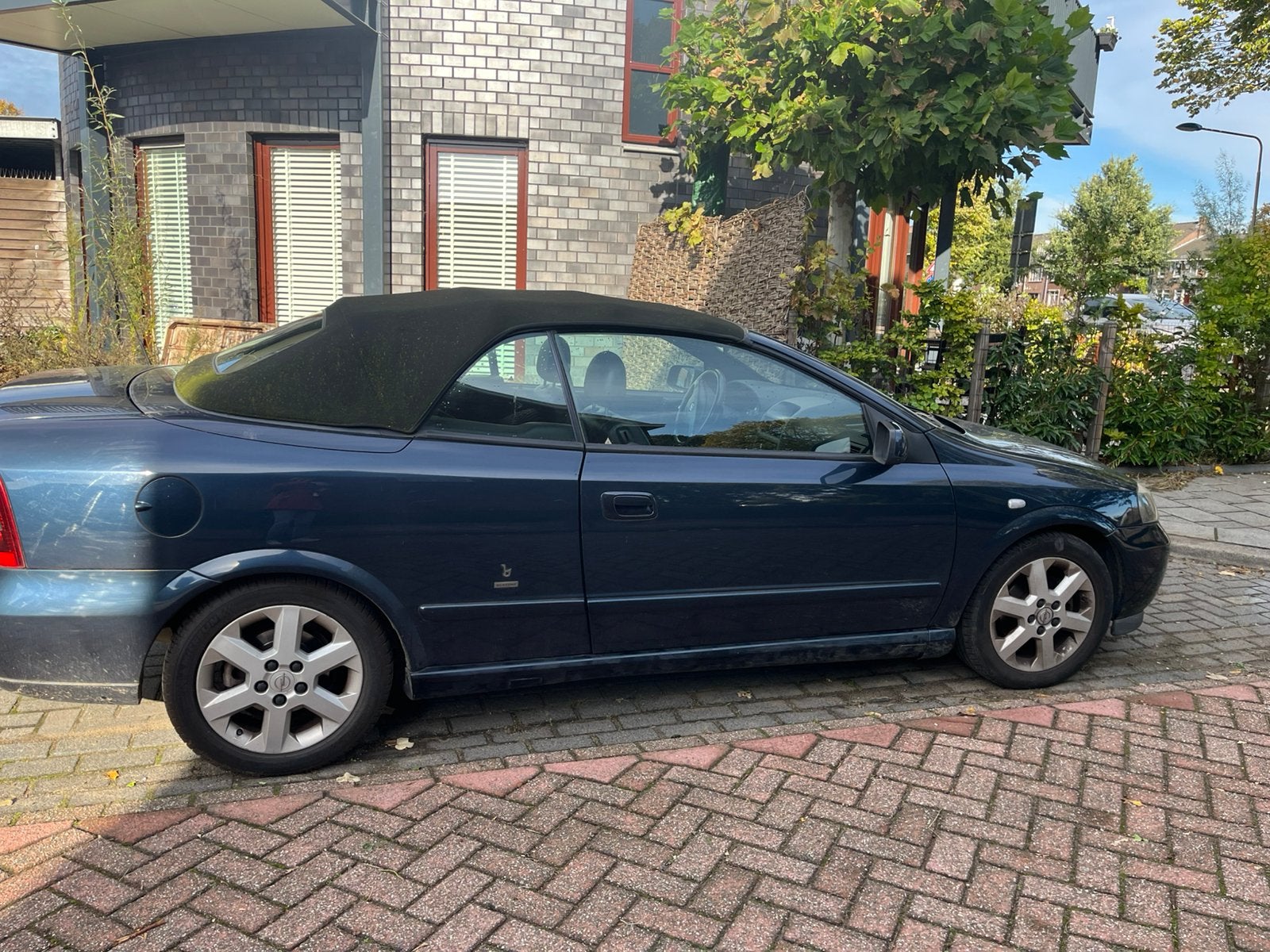 Opel Astra 2.2 16V Cabrio AUT 2002 Blauw, Auto's, 4 cilinders, Cabriolet, Particulier, Astra