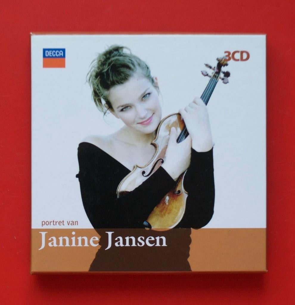 3cd box Portret van Janine Jansen uit 2010 Bach Vivaldi, Ophalen of Verzenden, Classicisme, Gebruikt, Overige typen