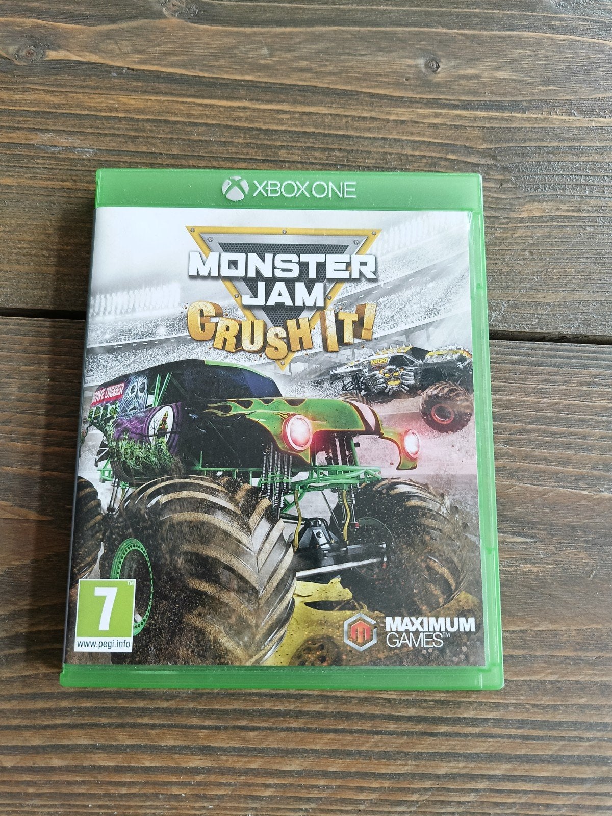 Monster Jam Crush It! Xbox One Game, Gebruikt, 1 speler, Racen en Vliegen, Ophalen of Verzenden