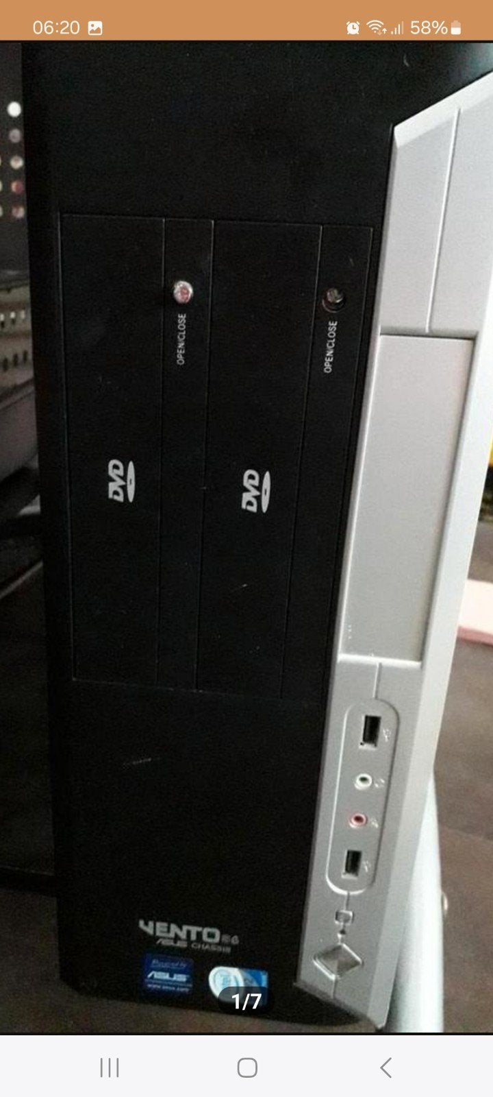 Desktop HP en 1 defecte Dell erbij voor onderdelen event., Ophalen of Verzenden, Onbekend