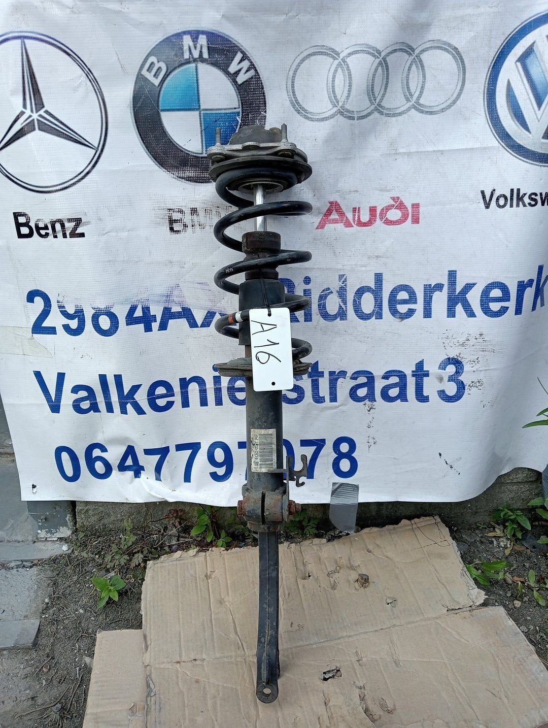 Veerpoot links Audi A3 8V Limo 5Q0413023CP, Gebruikt, -, -, -