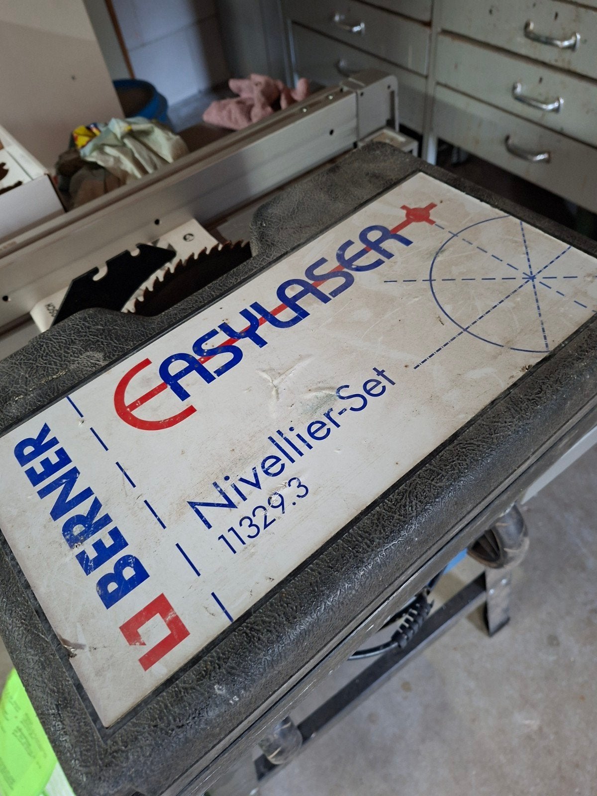 Berner Easylaser Nivellier-Set 11329.3, Ophalen, Gebruikt, Licht