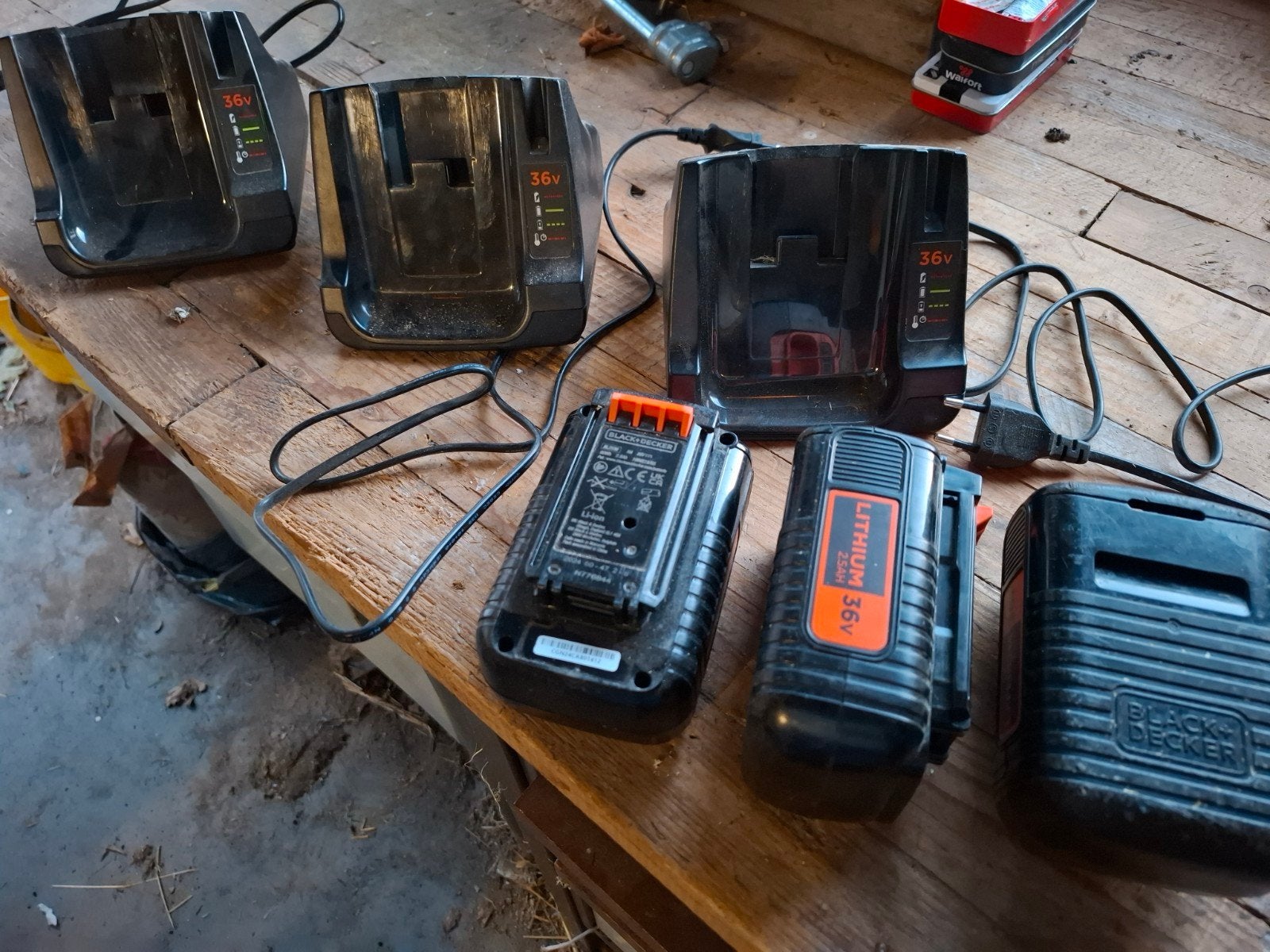 Black & Decker 36V Accu's en Opladers, Ophalen, Gebruikt