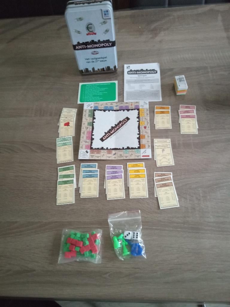 Anti Monopoly in blik, Vijf spelers of meer, Ophalen of Verzenden, Nieuw, Reisspel