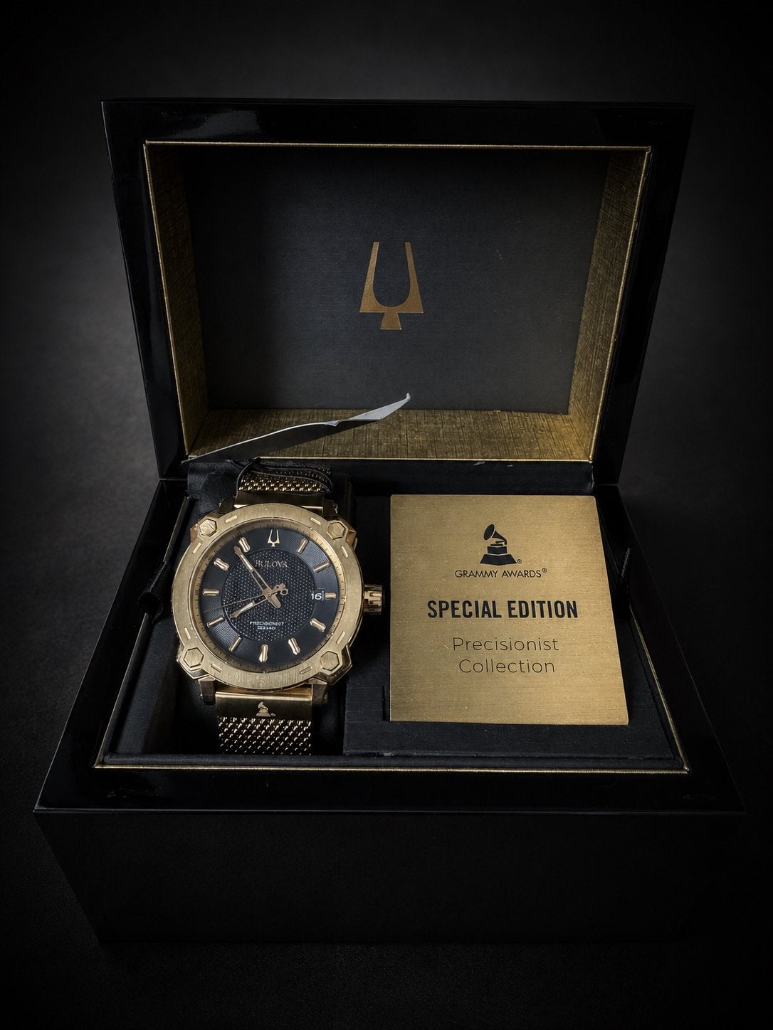 Bulova Precisionist Grammy Awards Special Edition, Staal, Staal, Polshorloge, Nieuw