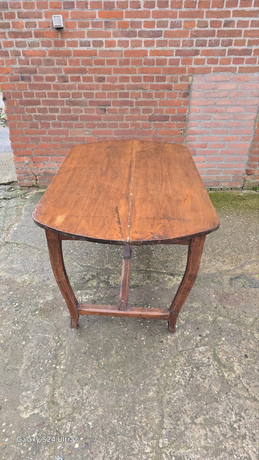 Antieke Boeren Eettafel - 120x82x73 cm, Ophalen of Verzenden