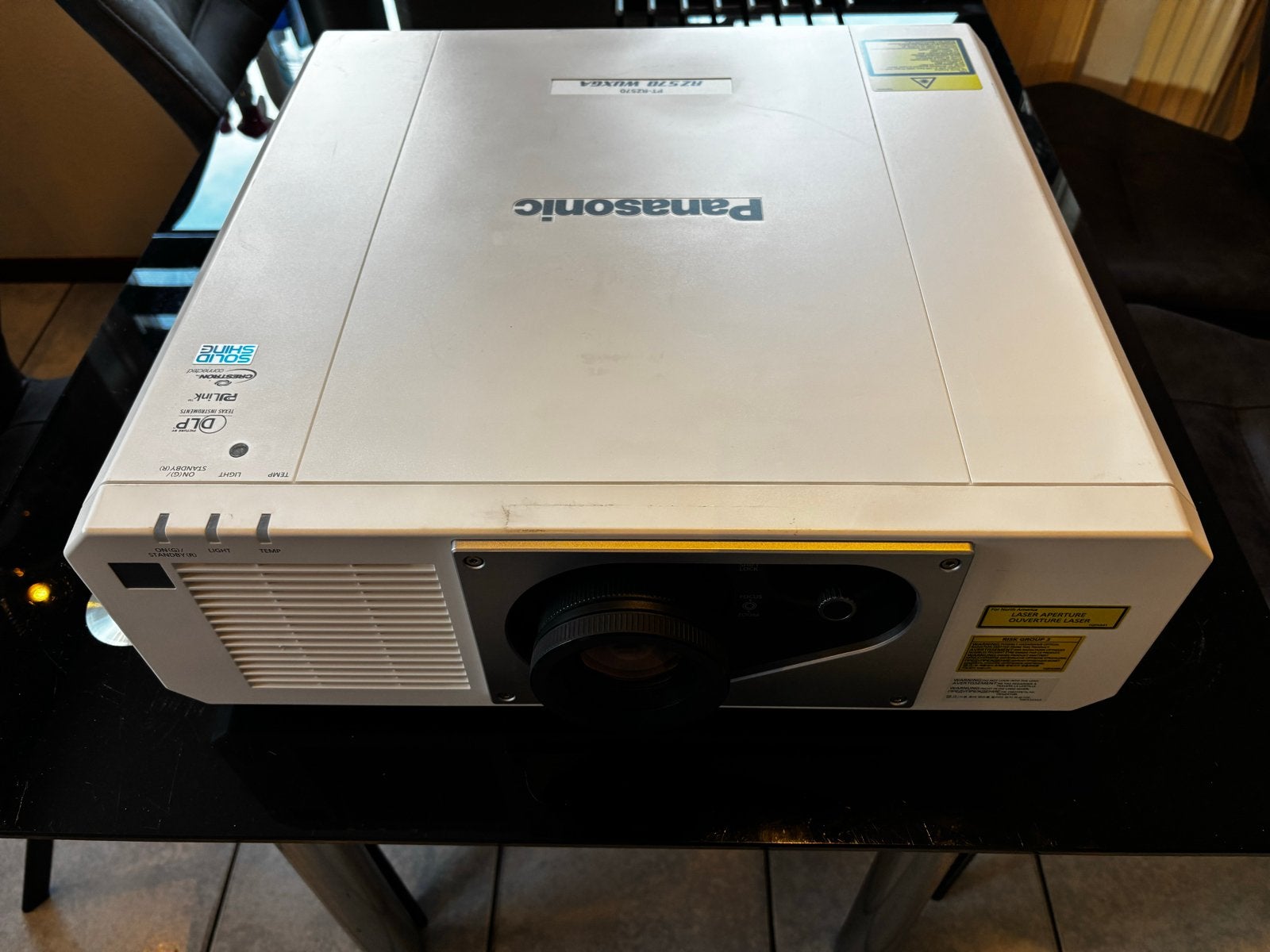 Panasonic PT-RZ570W DLP Projector - WUXGA Resolutie, Audio, Tv en Foto, Ophalen, Gebruikt, DLP, Overige resoluties
