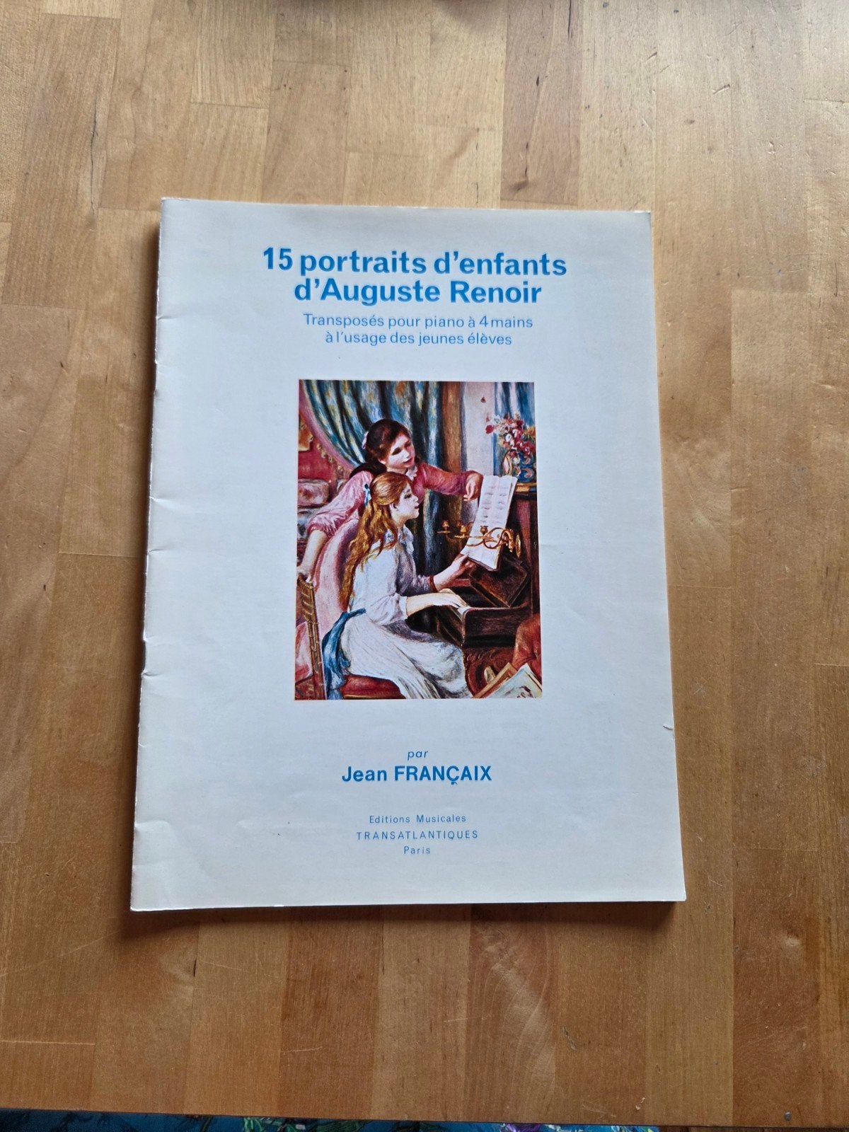 15 Portretten van Kinderen van Auguste Renoir - Pianoboek, Gebruikt, Verzenden, Klassiek, Les of Cursus