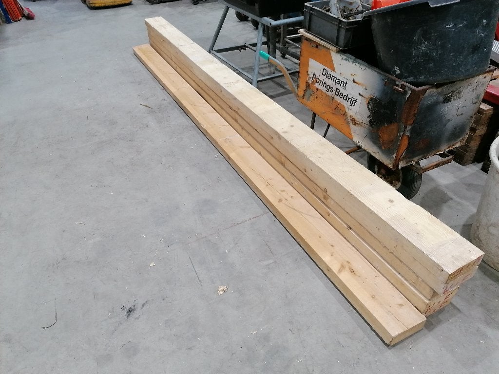 Vurenhout balken geschaafd 4200x70x195mm gebruikt, Ophalen, Gebruikt, Balk, Vuren