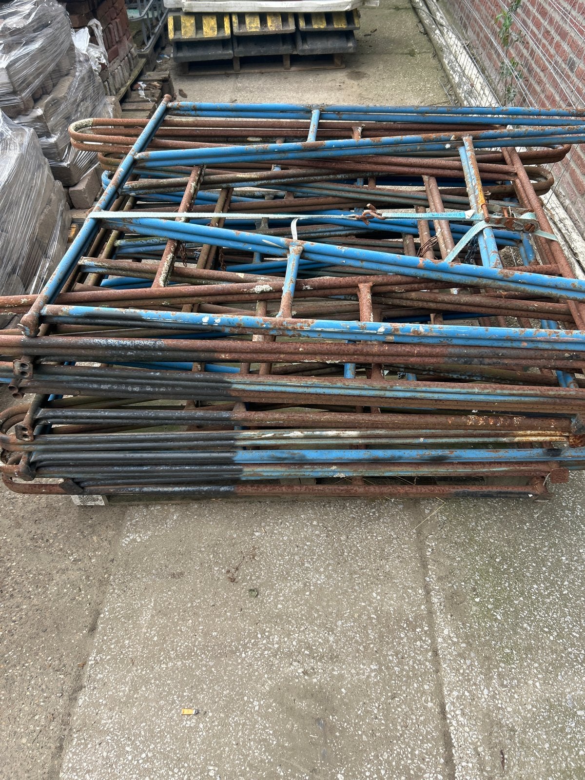 Metsel schragen 12 stuks, Ophalen of Verzenden, Gebruikt, Gevelsteiger