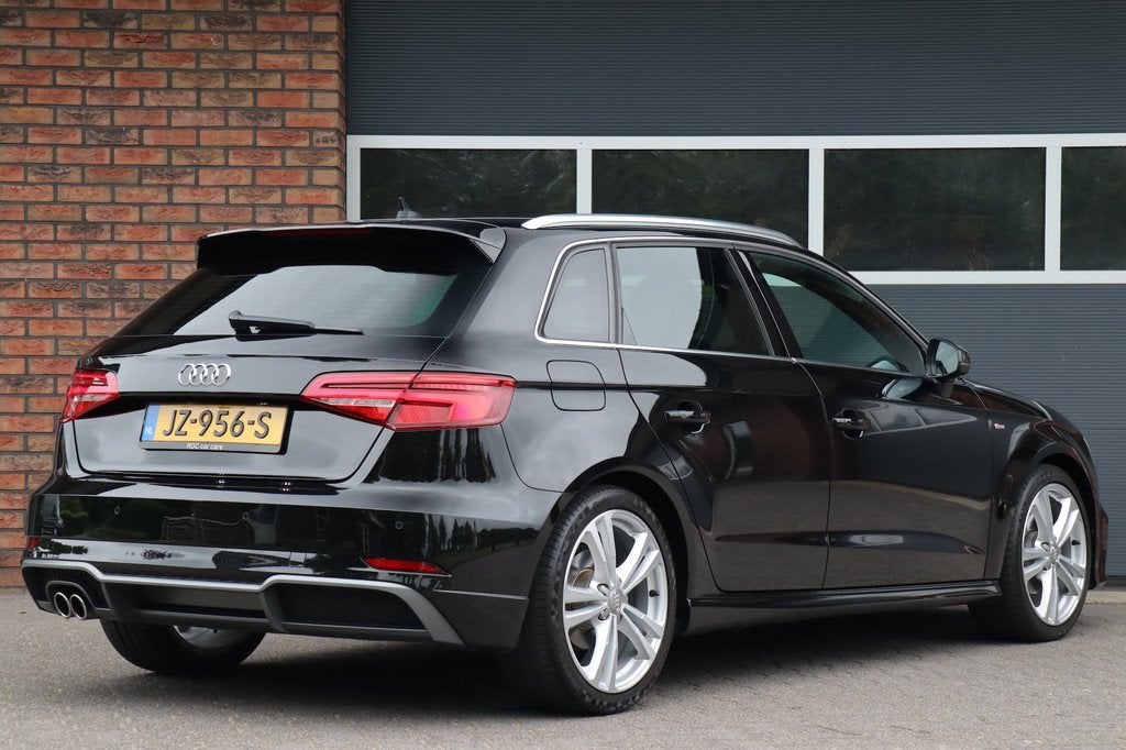 Audi A3 Sportback 1.4 TFSI S-tronic, 2x S-line, Acc, LED, Ca, Gebruikt, 4 cilinders, 150 pk, Leder en Stof