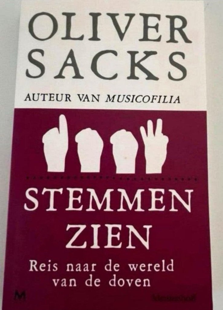 Stemmen zien reis naar de wereld van de doven, Boeken, Ophalen of Verzenden, Zo goed als nieuw