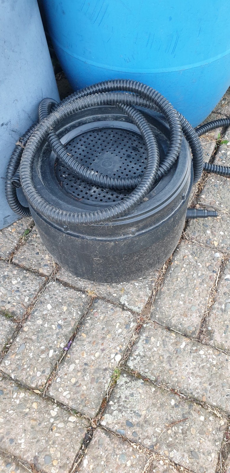 Vijverfilter met slang - Gebruikt, Tuin en Terras, Vijver-toebehoren, Ophalen, Gebruikt, Vijverfilter