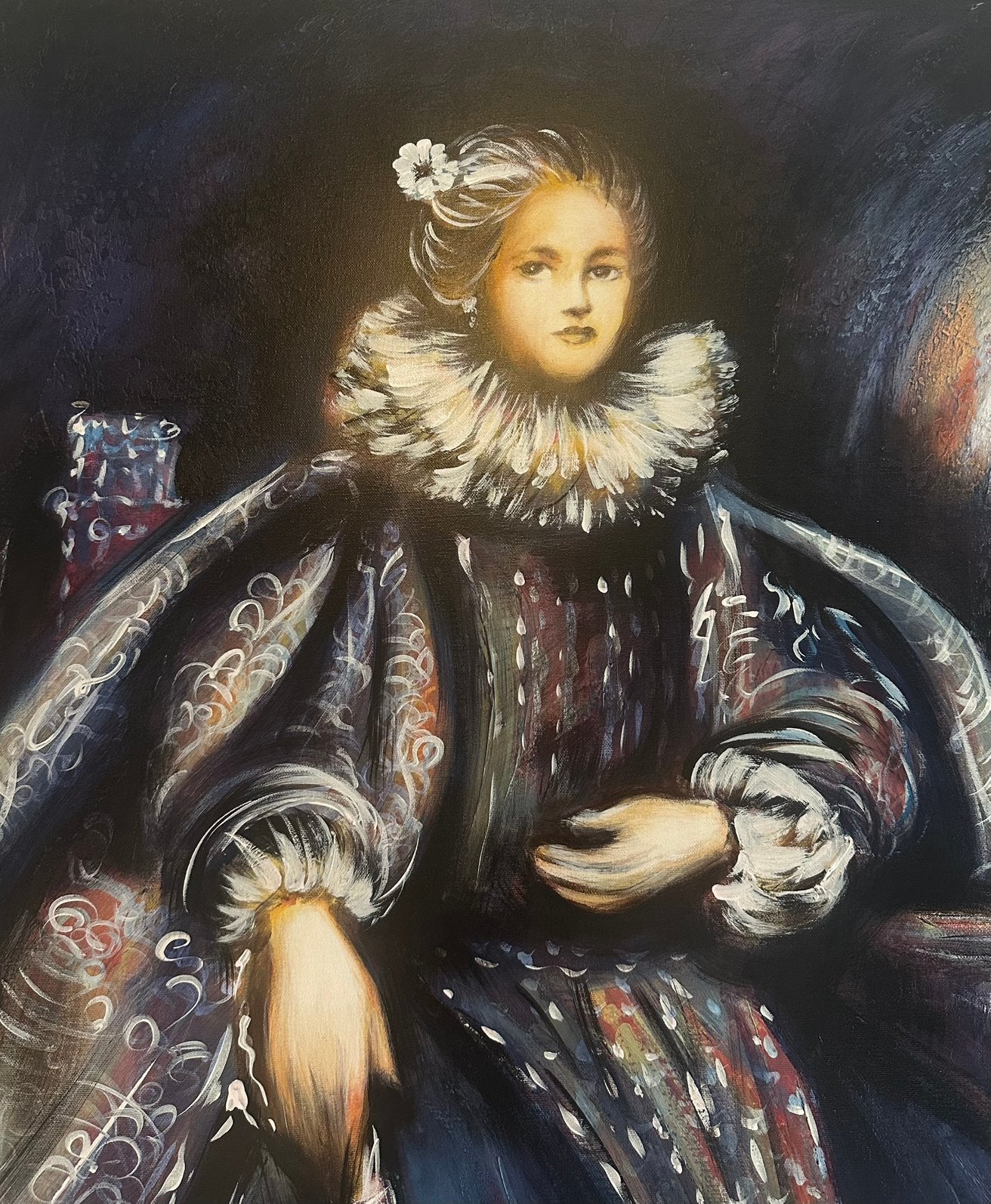 Schilderij misses, Ophalen