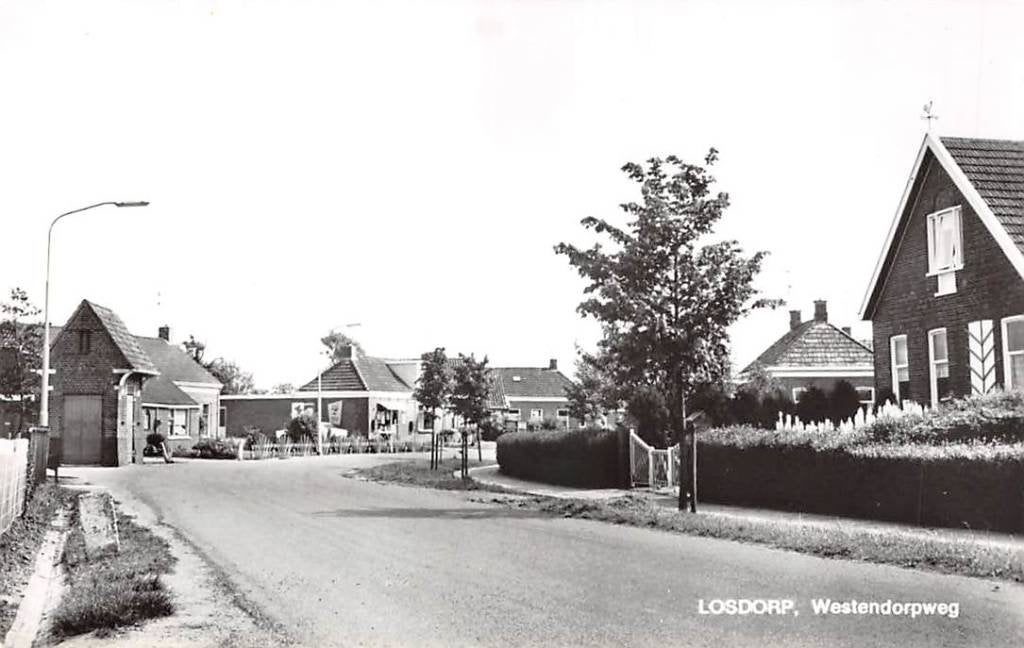 Losdorp Westendorpweg Delfzijl Groningen, Verzenden, 1960 tot 1980, Ongelopen, Groningen