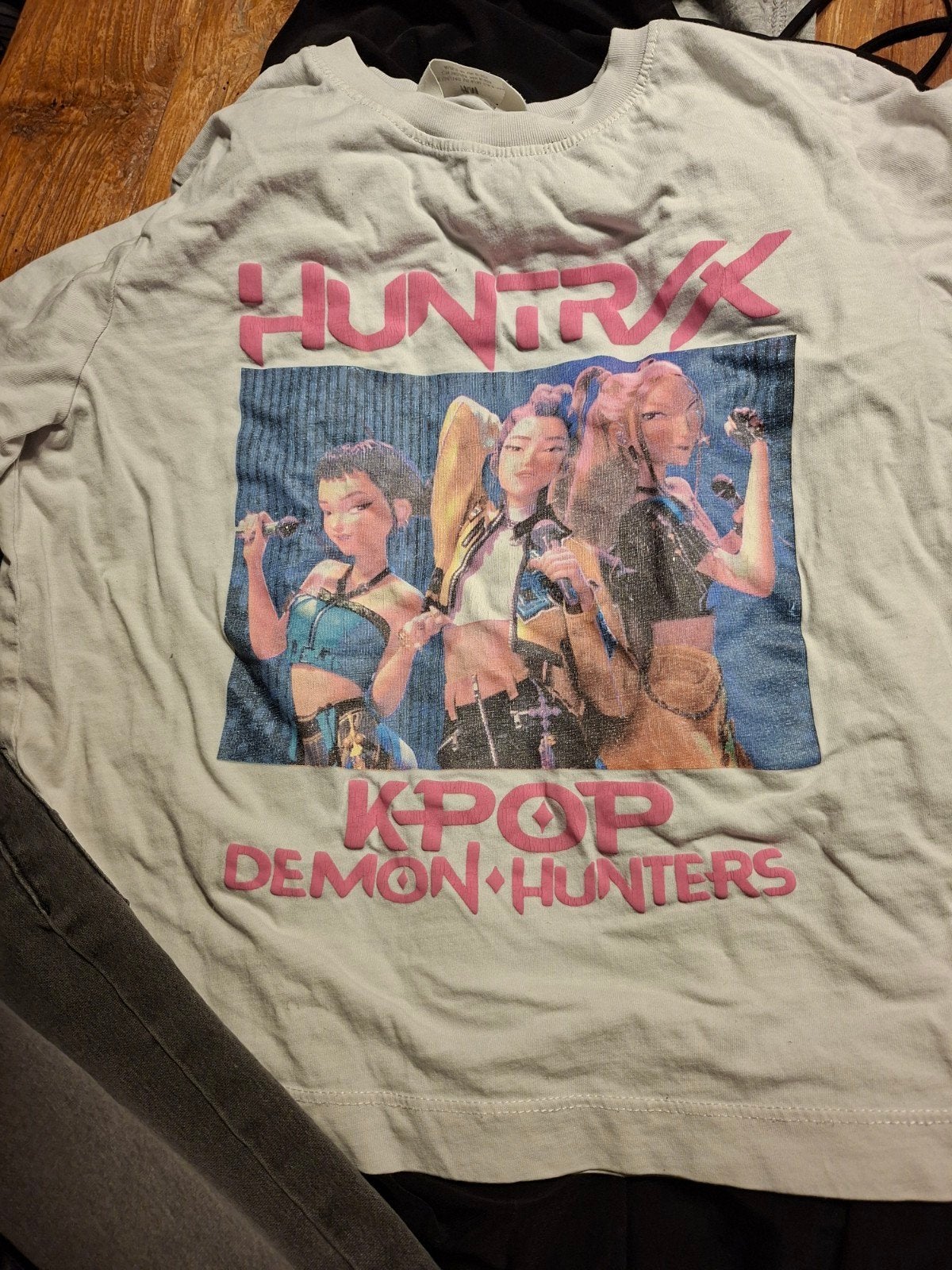 KPOP Demon Hunters T-shirt - Maat 34 (XS), Wit, Ophalen of Verzenden, Onbekend, Korte mouw