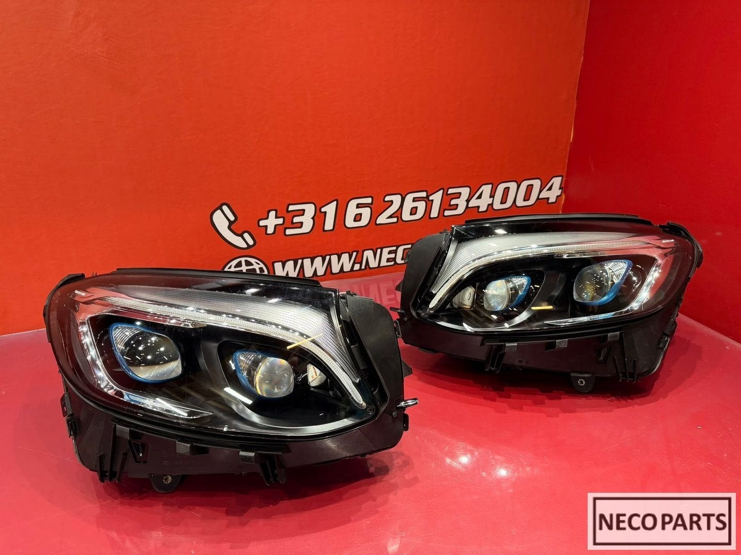MERCEDES GLC W253 ILS FULL LED KOPLAMP SET COMPLEET, Auto-onderdelen, Verlichting, Gebruikt, -, Ophalen of Verzenden, -