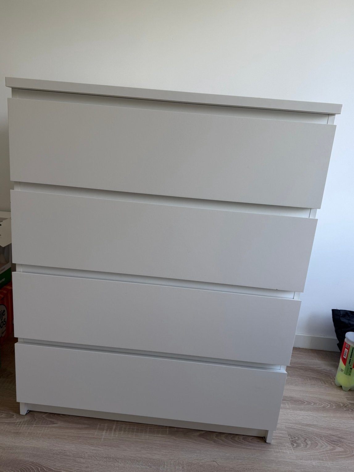 Ikea ladekast MALM, Huis en Inrichting, Kasten | Ladekasten, Ophalen, 50 tot 100 cm, Zo goed als nieuw, 3 of 4 laden