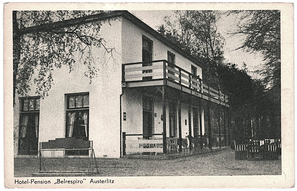 805269	Austerlitz	Utr 1958 Hotel Pension Belrespiro	Gelopen, Ophalen of Verzenden, 1940 tot 1960, Gelopen, Utrecht