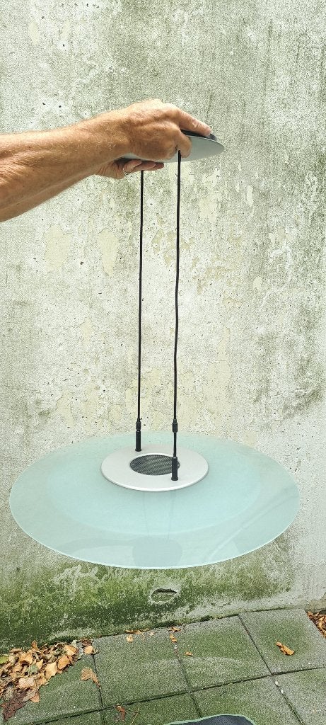DESIGN hanglamp, Huis en Inrichting, Ophalen, Gebruikt, Glas, Design