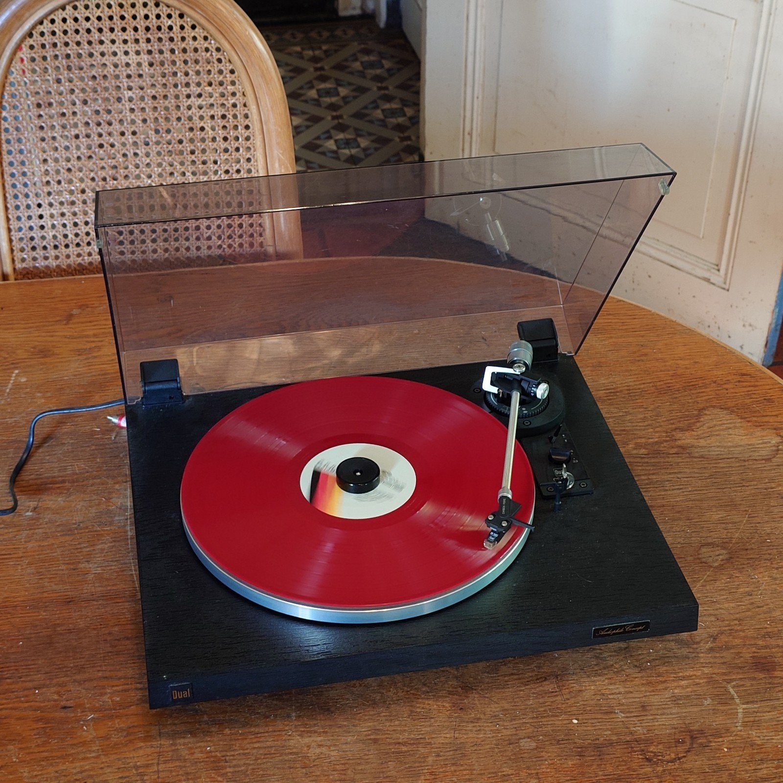 Dual CS 503-1 Audiophile Concept Platenspeler Speelklaar!, Ophalen of Verzenden, Gebruikt, Platenspeler, Dual