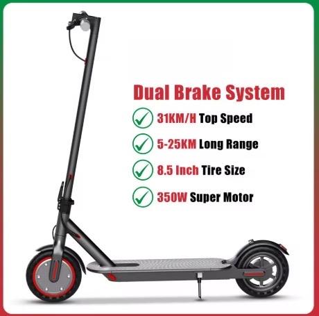 Elektrische Scooter in doos 350W - 8.5" p Banden - 30KM/H, Ophalen of Verzenden, Nieuw, Elektrische step (E-scooter)