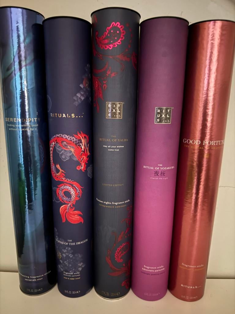 Rituals Limited Edition Geurstokken - Diverse Geuren, Verzenden, Nieuw, Toebehoren, Gevuld