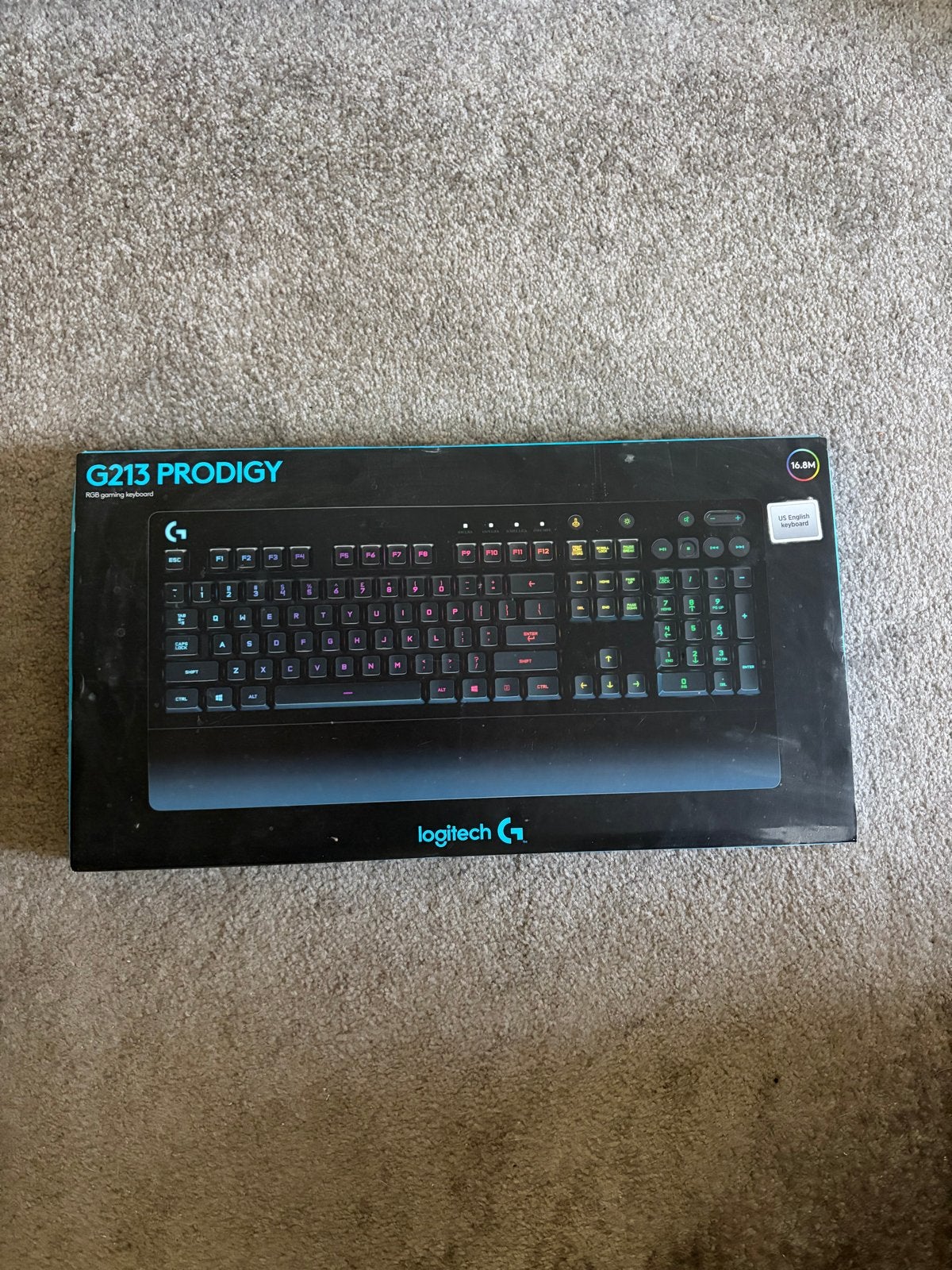 Logitech G213 Prodigy Gaming Toetsenbord - RGB, Gebruikt, Gaming toetsenbord, Ophalen of Verzenden, Qwerty