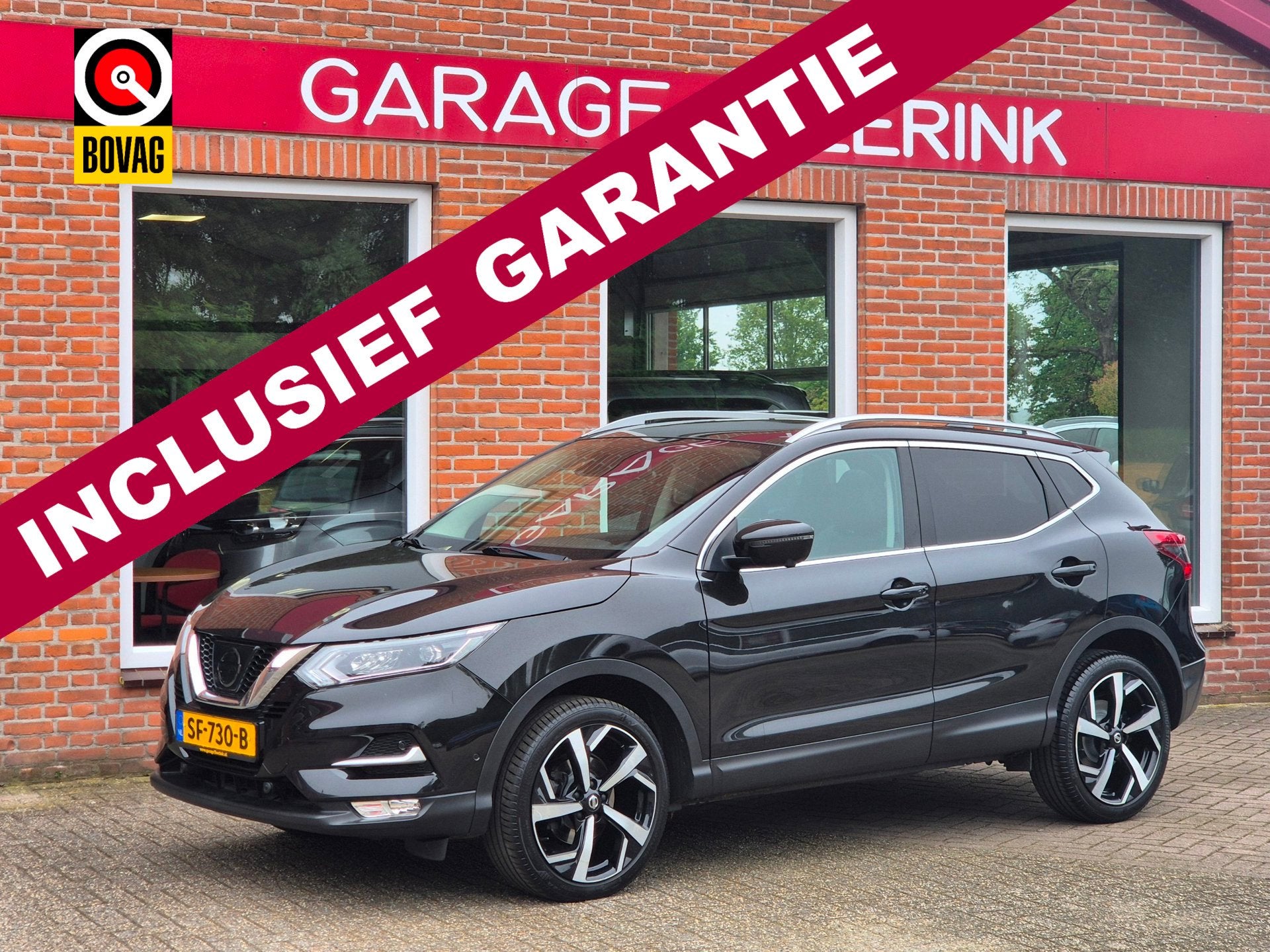 Nissan Qashqai 1.6 Tekna + 163PK 5drs clima, cruise, navi, p, Auto's, Voorwielaandrijving, 1618 cc, Gebruikt, Euro 6
