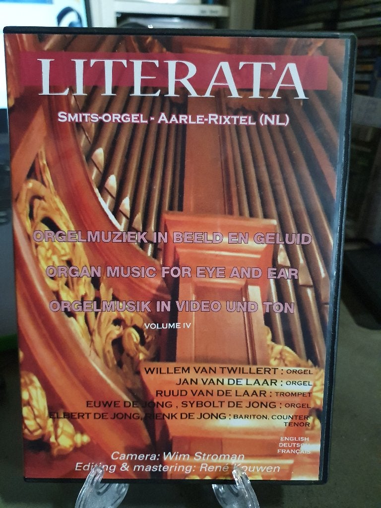 CD + DVD Literata - Orgelmuziek In Beeld en Geluid 4, Alle leeftijden, Ophalen of Verzenden, Zo goed als nieuw