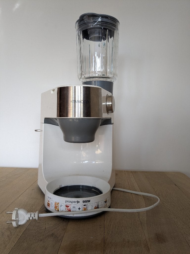 Keukenmachine, Kenwood Prospero 900 watt, 4 liter of meer, Ophalen, Gebruikt, 3 snelheden of meer