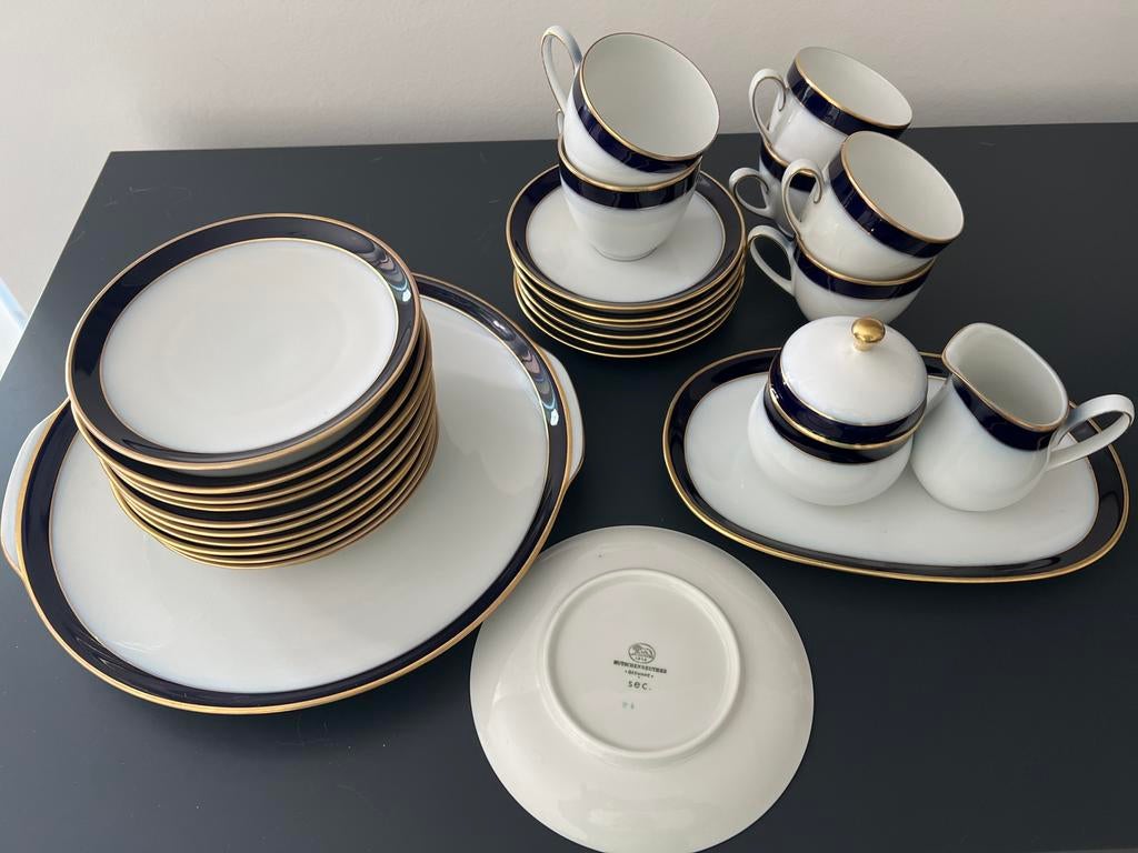 Vintage koffieservies voor 6 personen Bavaria., Ophalen