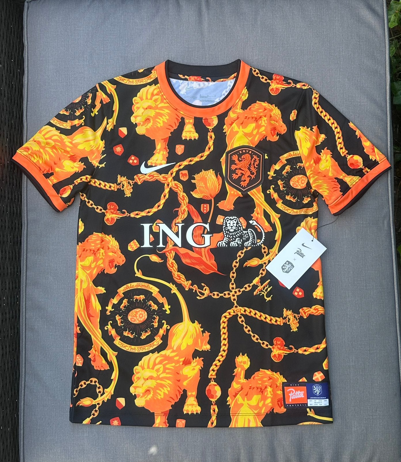 Patta x Nike Netherlands Academy Lion Jersey, Ophalen of Verzenden, Nieuw, Maat 46 (S) of kleiner, Blauw