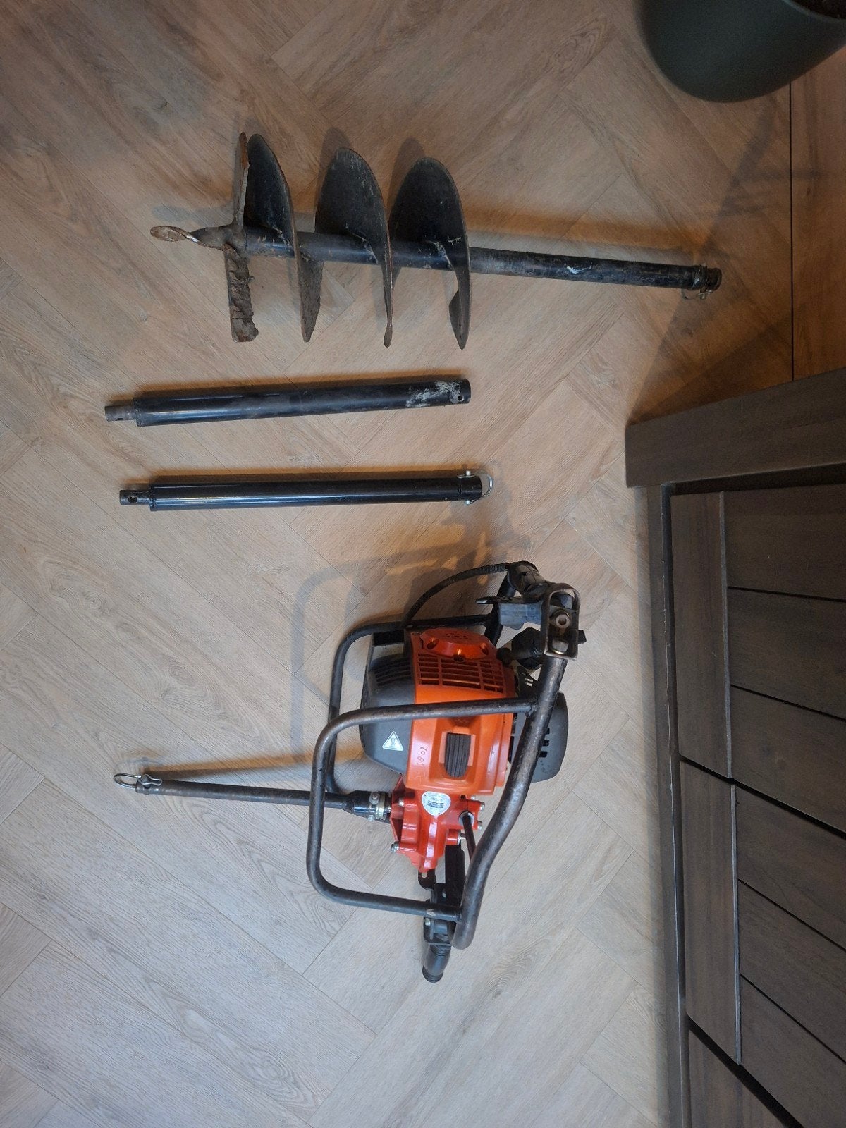 Husqvarna 543AE15 Grondboor met verlengstukken, Ophalen, Gebruikt