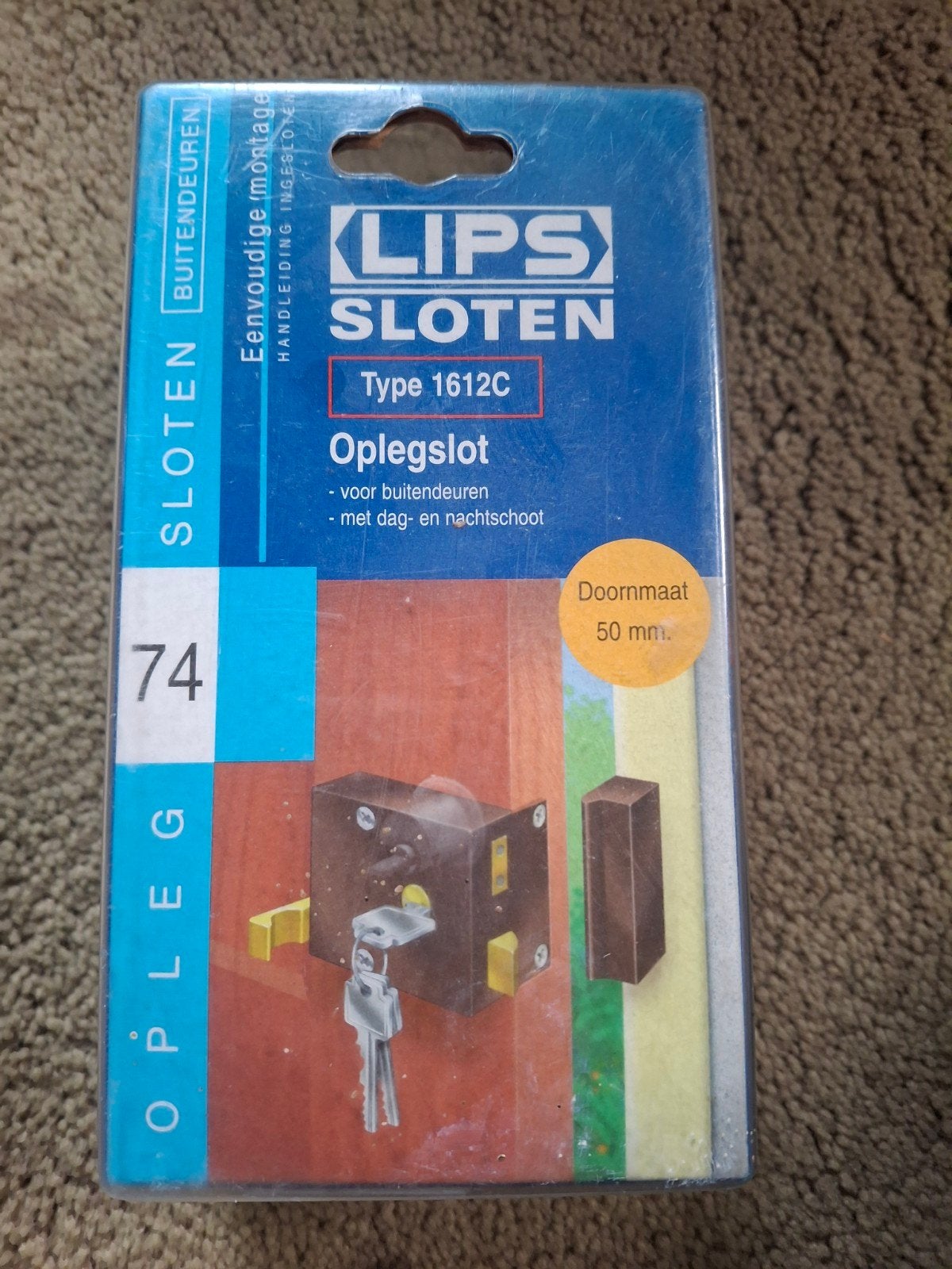 LIPS Oplegslot Type 1612C - Nieuw in ongeopende verpakking, Ophalen, Nieuw, Slot