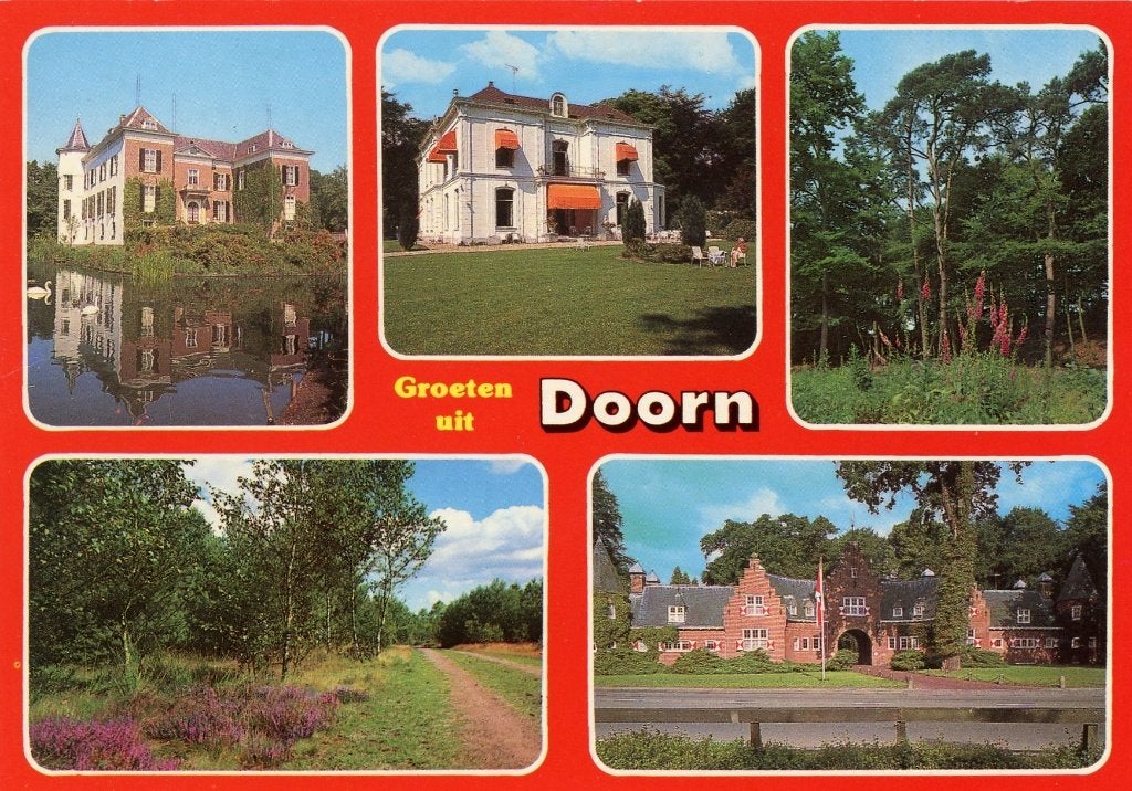 DOORN Kasteel Bos Brandpunt Groeten, Verzamelen, Ansichtkaarten | Nederland, Verzenden, 1980 tot heden, Gelopen, Utrecht