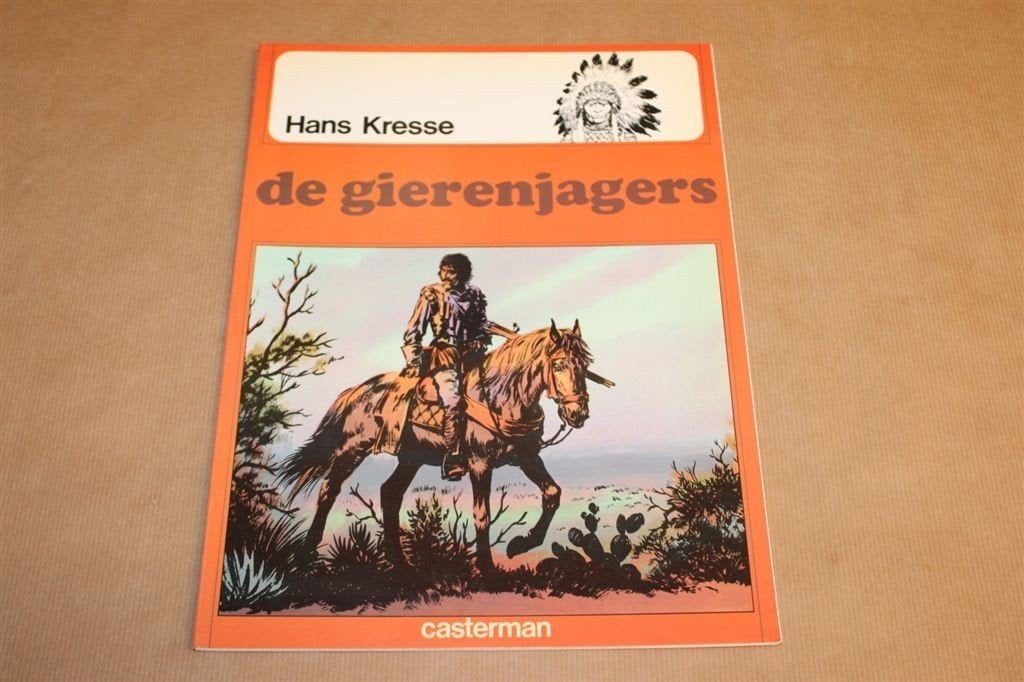 De gierenjagers - Indianenreeks - Hans Kresse, Boeken, Stripboeken, Eén stripboek, Ophalen of Verzenden, Zo goed als nieuw