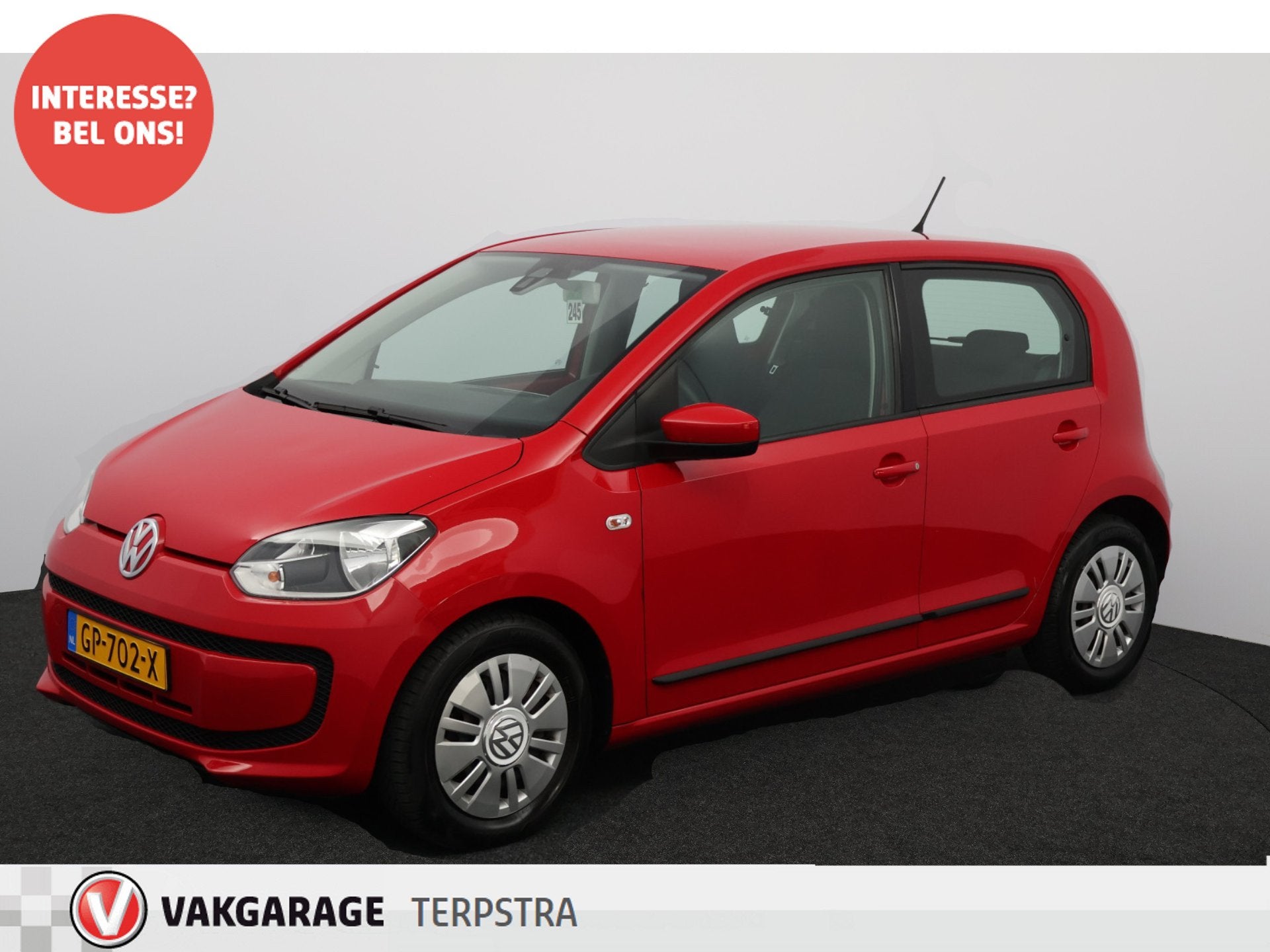 Volkswagen up! 1.0 move up! BlueMotion/ Airco!/ 5-DRS/ Radio, Voorwielaandrijving, Stof, Gebruikt, 840 kg