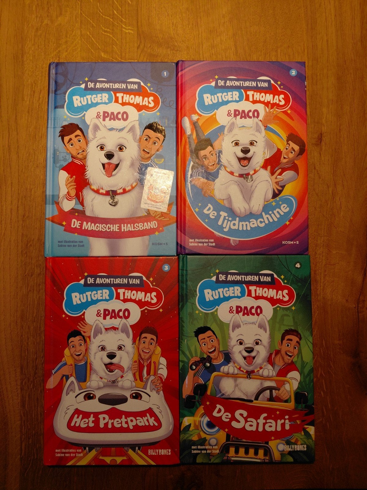 De Avonturen van Rutger, Thomas & Paco - 4 Boeken, Ophalen of Verzenden, Zo goed als nieuw, Rutger Vink, Thomas van Grinsven, Fictie algemeen