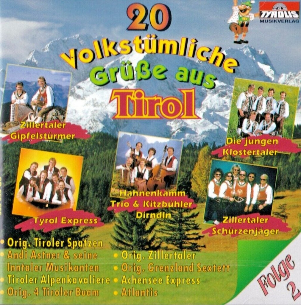 20 Volkstümliche Grüße aus Tirol Folge 2  Originele CD Nieuw, Ophalen of Verzenden, Nieuw in verpakking, Album, Schlager