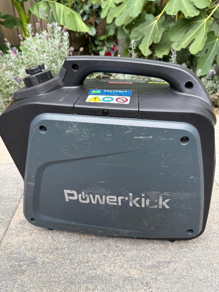 aggregaat Powerkick 1200, Ophalen, Gebruikt, Benzine, Geluidgedempt